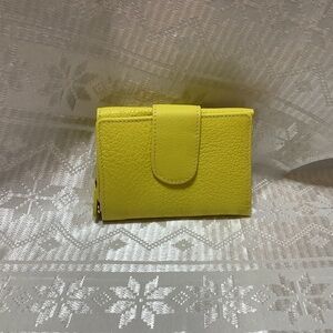 Soprano Wallet Leather Yellow